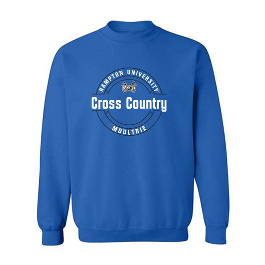 Hampton - NCAA Women's Cross Country : Angel Moultrie - Classic Fashion Shersey Crewneck Sweatshirt-0