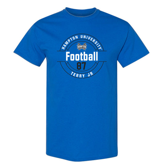Hampton - NCAA Football : Samuel Terry Jr - Classic Fashion Shersey T-Shirt-0