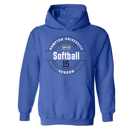 Hampton - NCAA Softball : Jasmine Venson - Classic Fashion Shersey Hooded Sweatshirt-0
