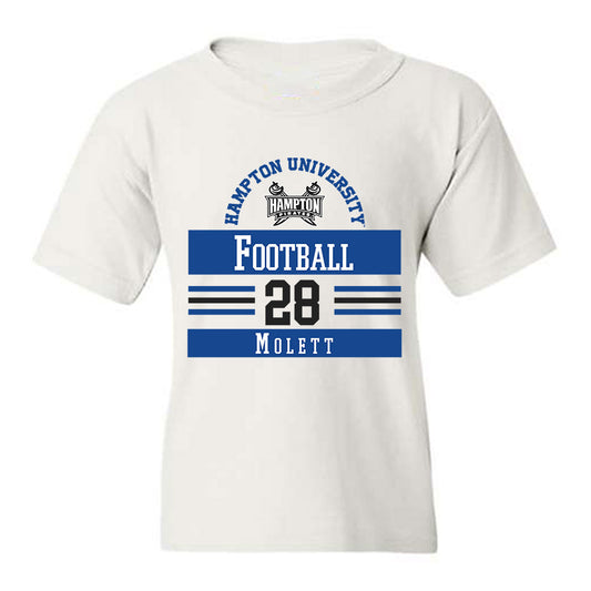 Hampton - NCAA Football : Kyle Molett - Classic Fashion Shersey Youth T-Shirt-0