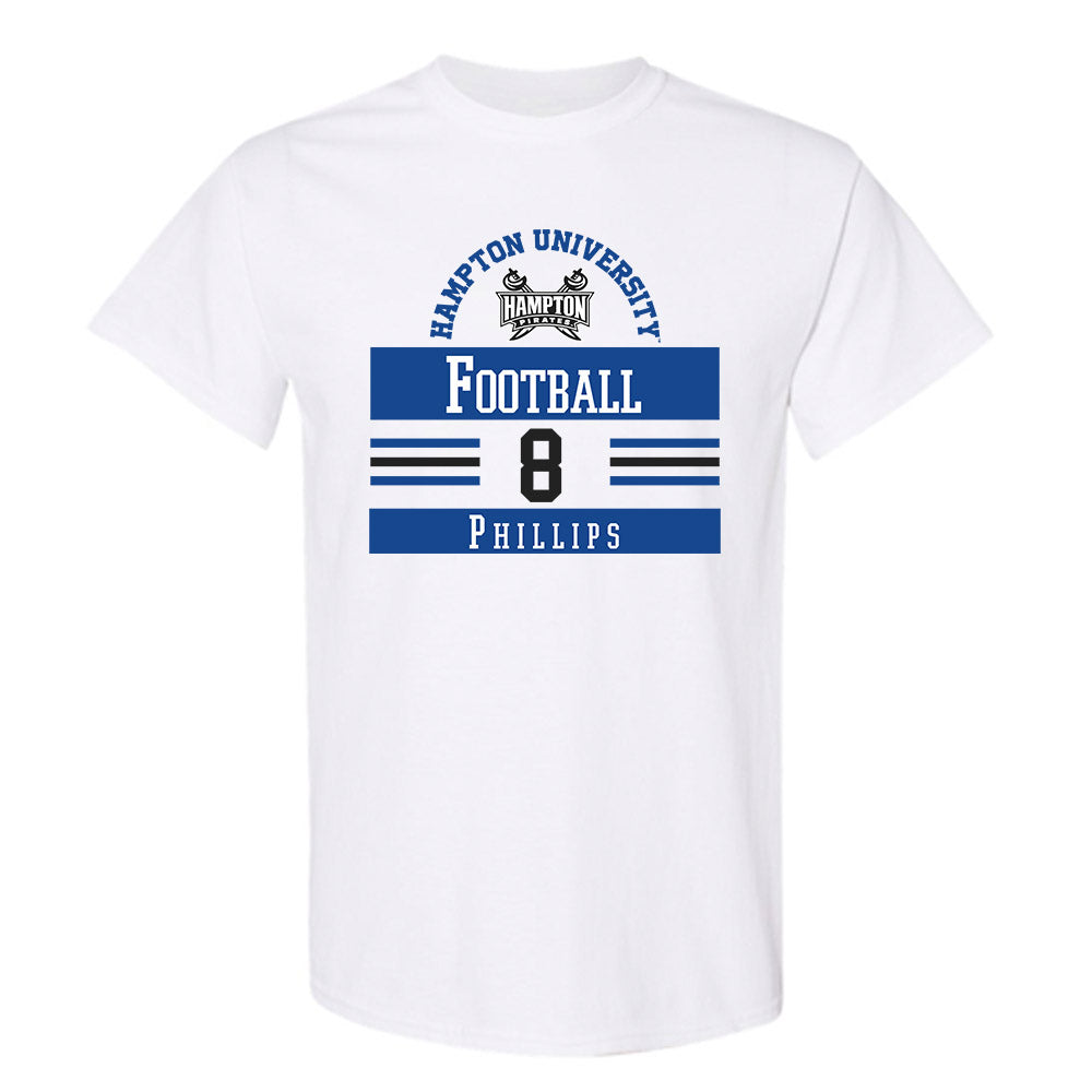 Hampton - NCAA Football : Andre Phillips - Classic Fashion Shersey T-Shirt-0