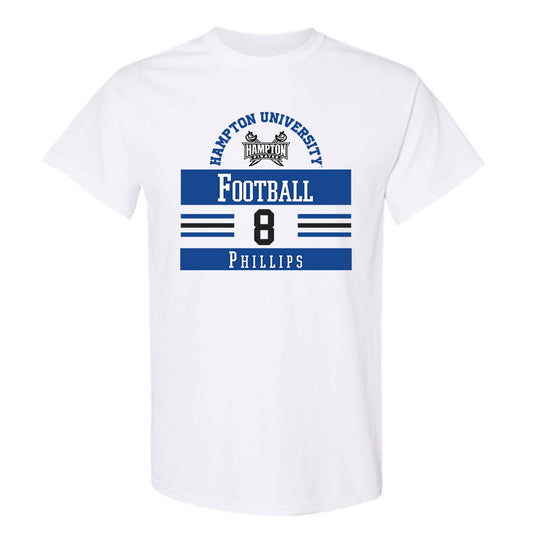 Hampton - NCAA Football : Andre Phillips - Classic Fashion Shersey T-Shirt-0