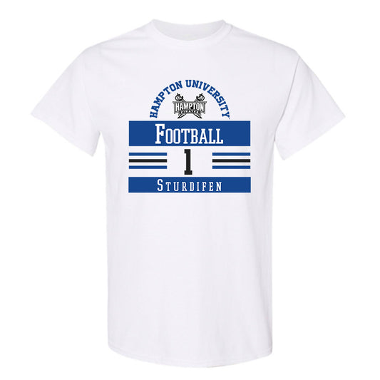 Hampton - NCAA Football : Cam Sturdifen - Classic Fashion Shersey T-Shirt-0