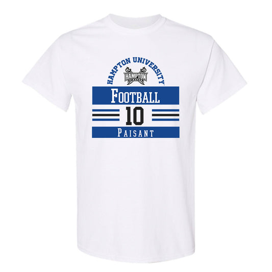 Hampton - NCAA Football : Tk Paisant - Classic Fashion Shersey T-Shirt-0