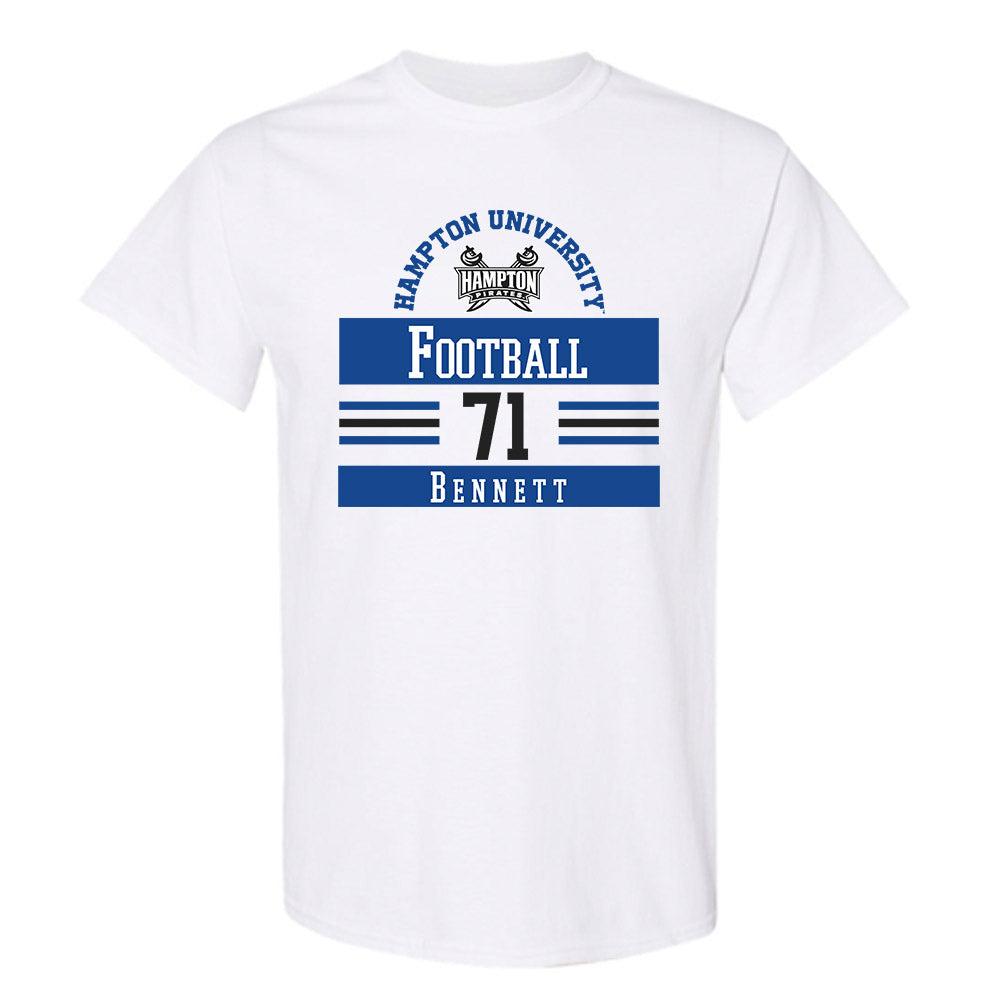Hampton - NCAA Football : Gavin Bennett - Classic Fashion Shersey T-Shirt-0