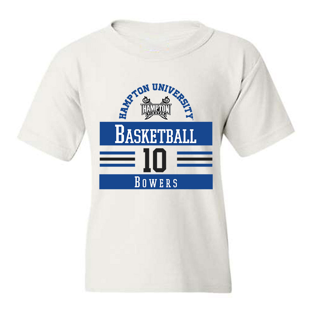 Hampton - NCAA Women's Basketball : Jeniya Bowers - Classic Fashion Shersey Youth T-Shirt-0