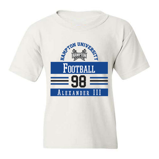 Hampton - NCAA Football : Willis Alexander III - Classic Fashion Shersey Youth T-Shirt-0