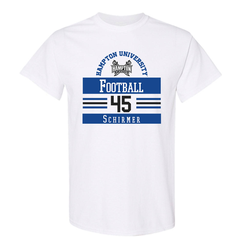Hampton - NCAA Football : Matthew Schirmer - Classic Fashion Shersey T-Shirt-0