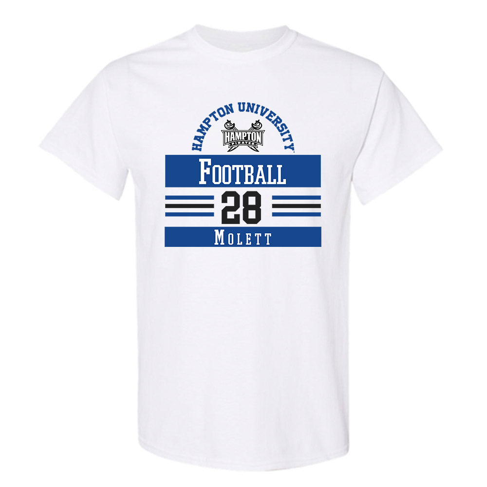 Hampton - NCAA Football : Kyle Molett - Classic Fashion Shersey T-Shirt-0