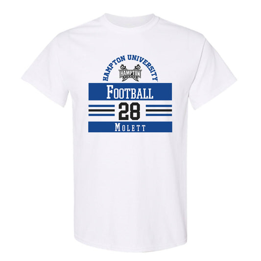 Hampton - NCAA Football : Kyle Molett - Classic Fashion Shersey T-Shirt-0