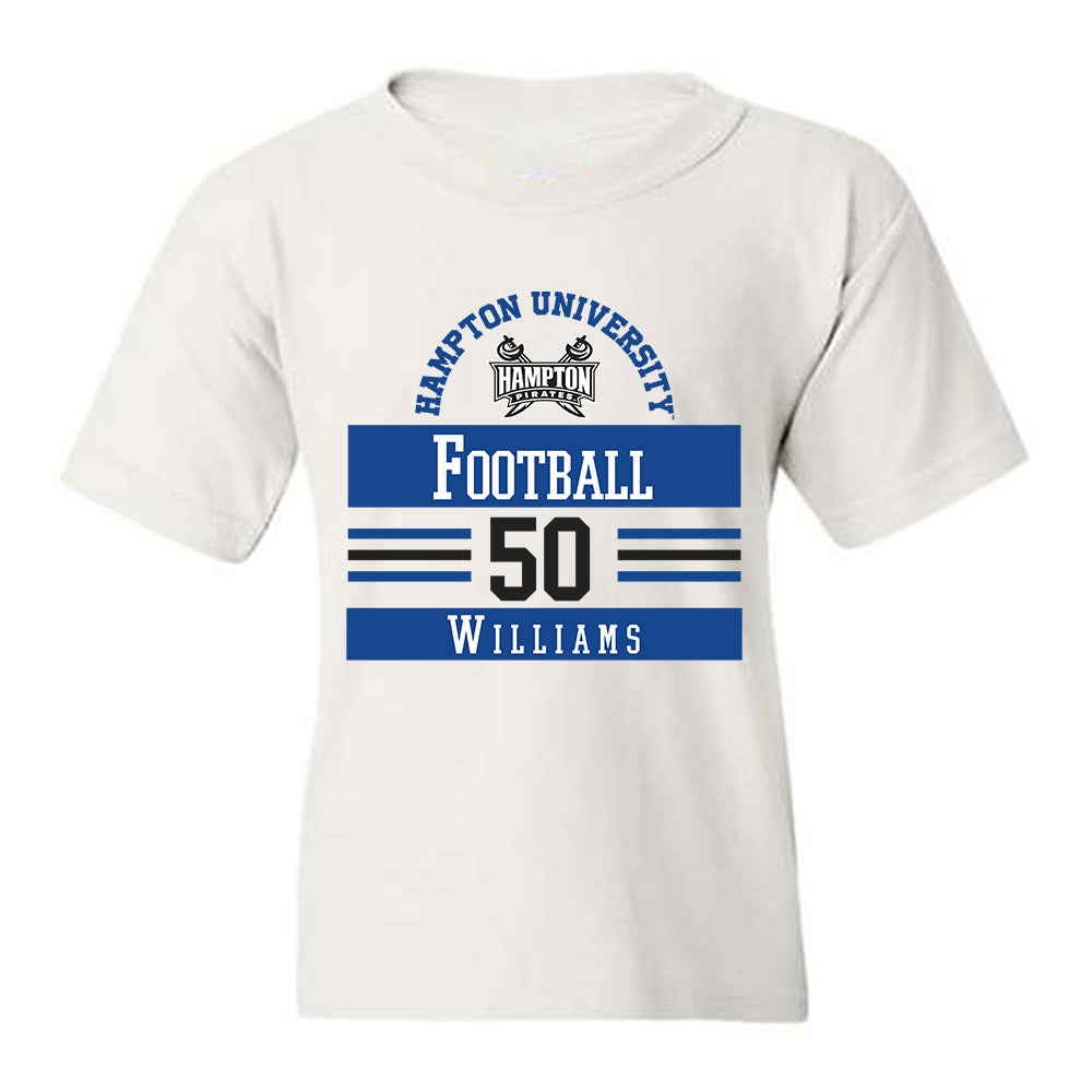Hampton - NCAA Football : John Williams - Classic Fashion Shersey Youth T-Shirt-0