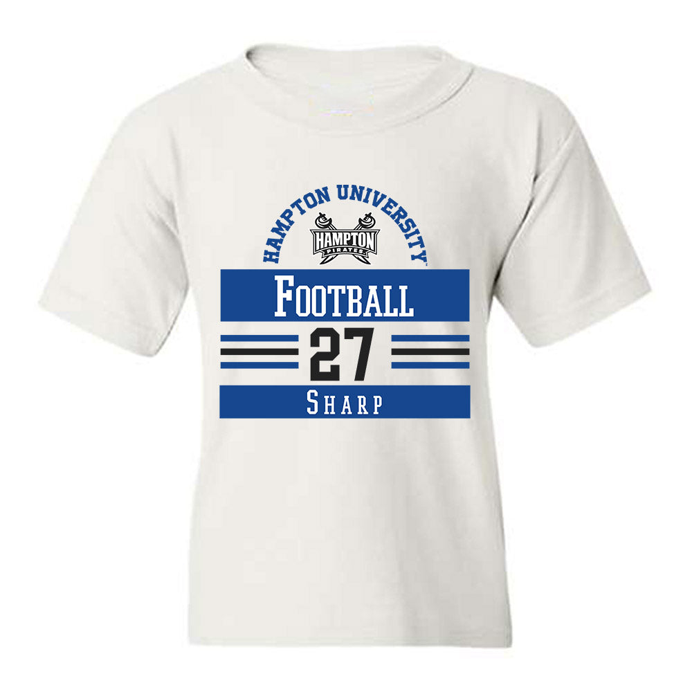 Hampton - NCAA Football : Larrell Sharp - Classic Fashion Shersey Youth T-Shirt-0
