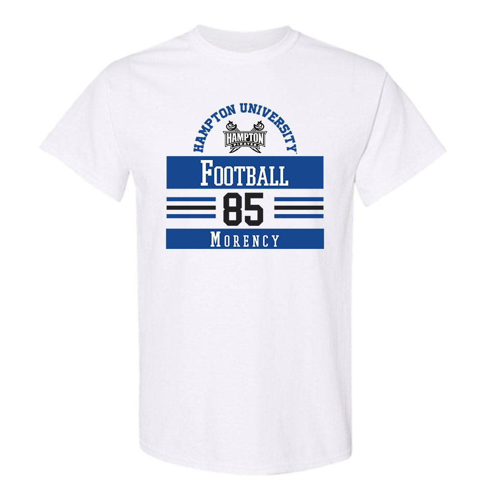 Hampton - NCAA Football : Jode Morency - Classic Fashion Shersey T-Shirt-0