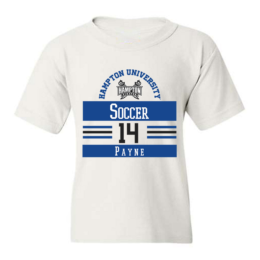 Hampton - NCAA Women's Soccer : Evelyn Payne - Classic Fashion Shersey Youth T-Shirt-0