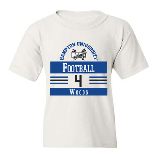 Hampton - NCAA Football : Jalen Woods - Classic Fashion Shersey Youth T-Shirt-0