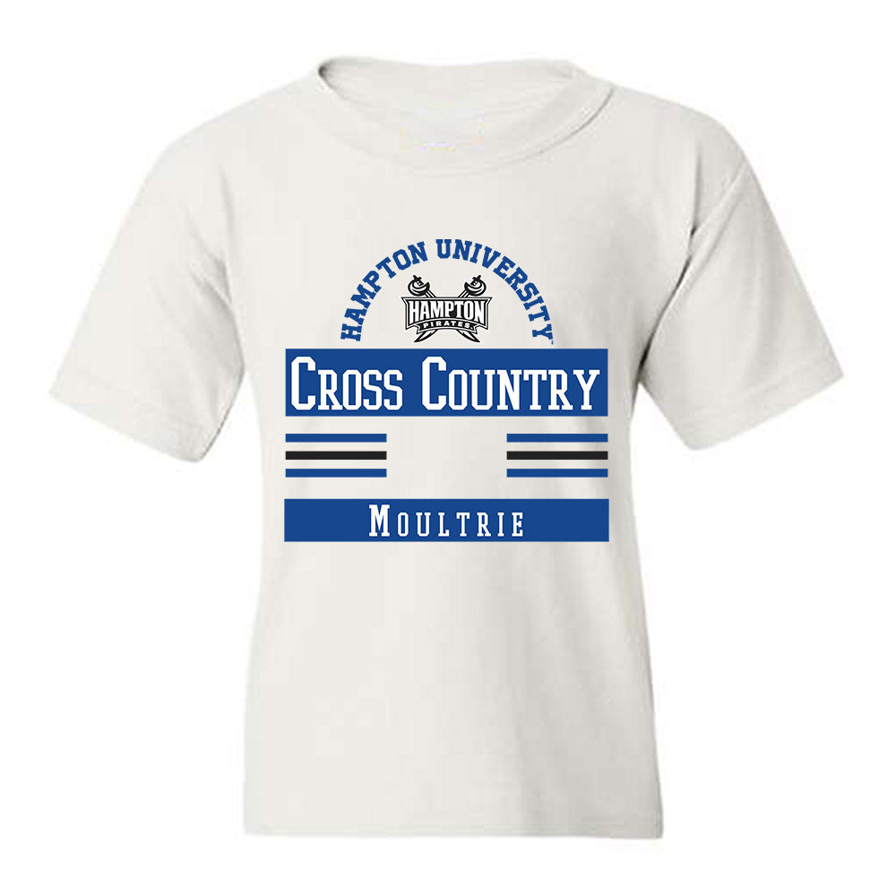 Hampton - NCAA Women's Cross Country : Angel Moultrie - Classic Fashion Shersey Youth T-Shirt-0