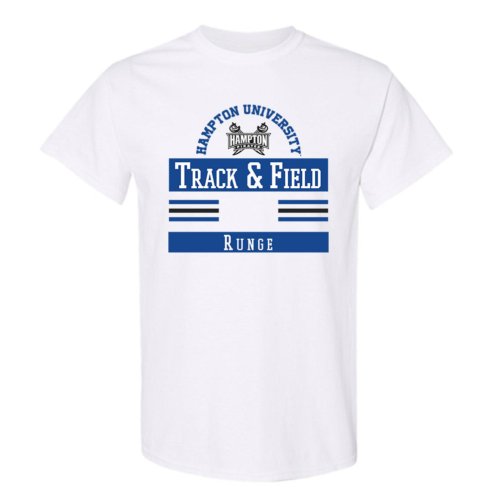 Hampton - NCAA Women's Track & Field : Alannah Runge - Classic Fashion Shersey T-Shirt-0