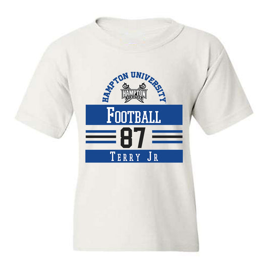 Hampton - NCAA Football : Samuel Terry Jr - Classic Fashion Shersey Youth T-Shirt-0
