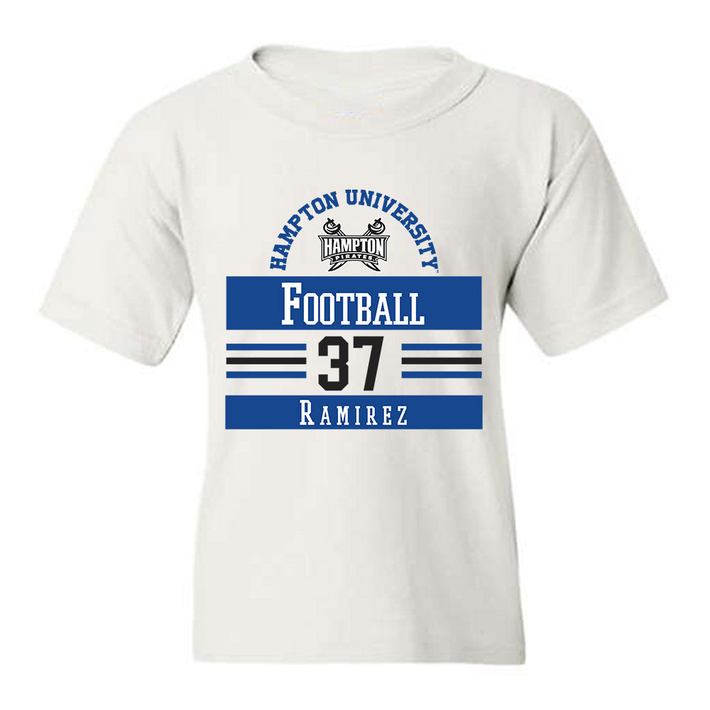 Hampton - NCAA Football : Bryan Ramirez - Classic Fashion Shersey Youth T-Shirt-0