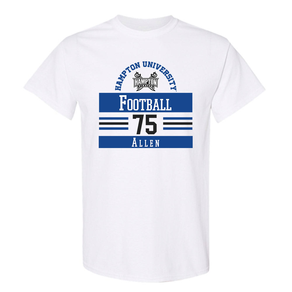 Hampton - NCAA Football : Omari Allen - Classic Fashion Shersey T-Shirt-0