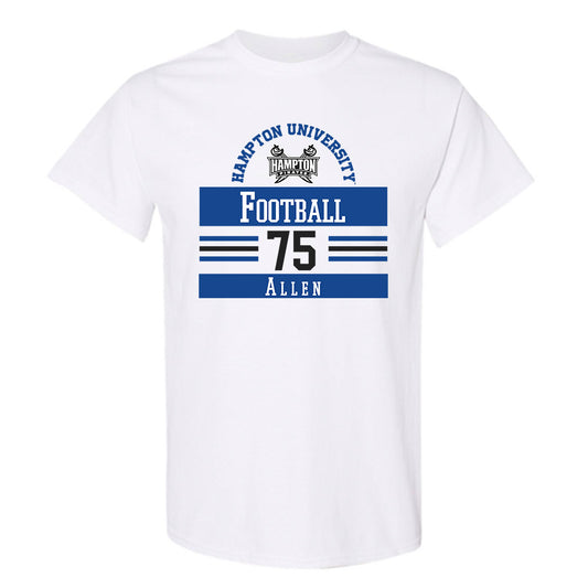 Hampton - NCAA Football : Omari Allen - Classic Fashion Shersey T-Shirt-0