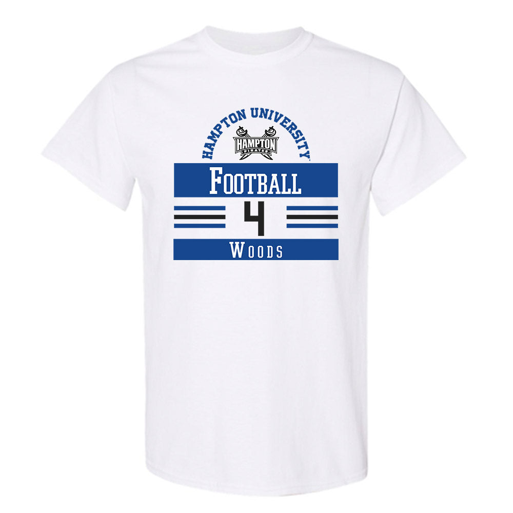 Hampton - NCAA Football : Jalen Woods - Classic Fashion Shersey T-Shirt-0