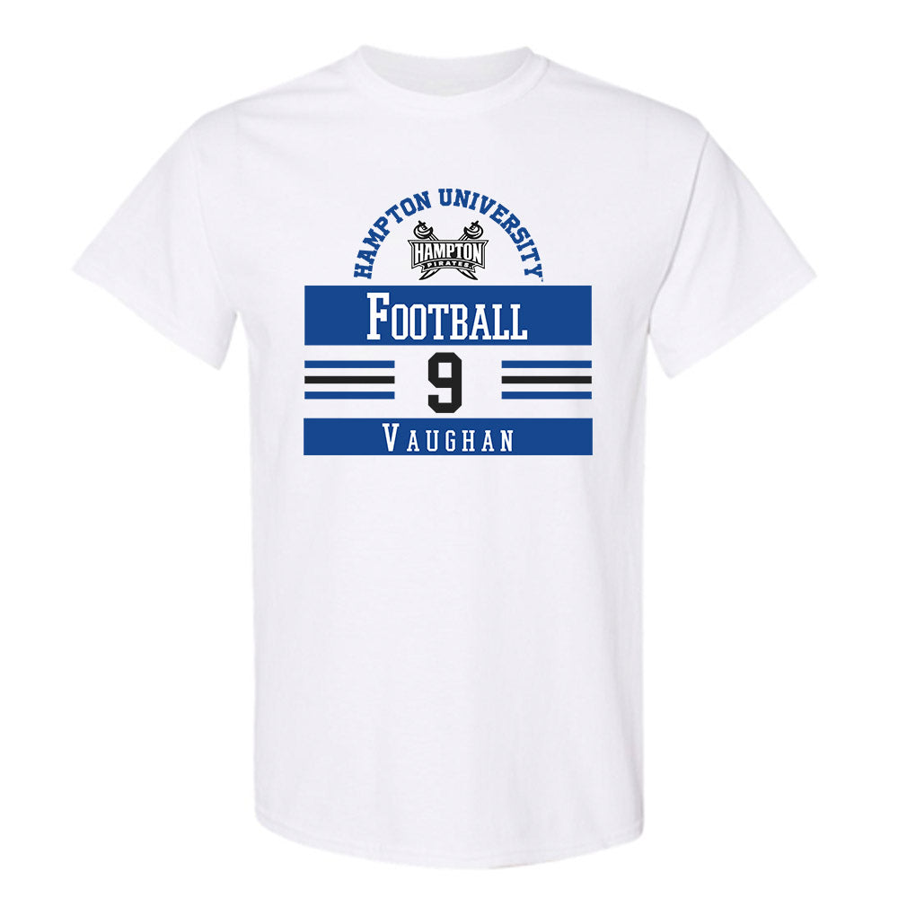 Hampton - NCAA Football : Jaqui Vaughan - Classic Fashion Shersey T-Shirt-0