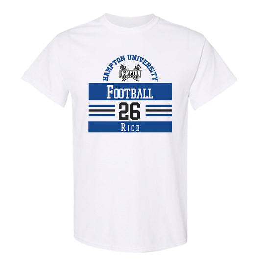 Hampton - NCAA Football : Caden Rice - Classic Fashion Shersey T-Shirt-0