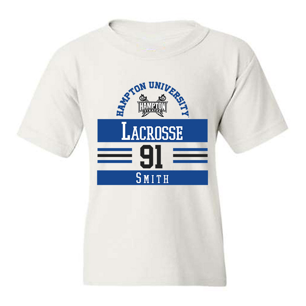 Hampton - NCAA Men's Lacrosse : Ari Smith - Classic Fashion Shersey Youth T-Shirt-0