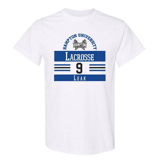 Hampton - NCAA Men's Lacrosse : Emerii Leak - Classic Fashion Shersey T-Shirt-0
