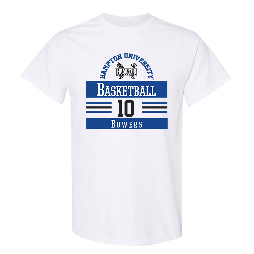 Hampton - NCAA Women's Basketball : Jeniya Bowers - Classic Fashion Shersey T-Shirt-0