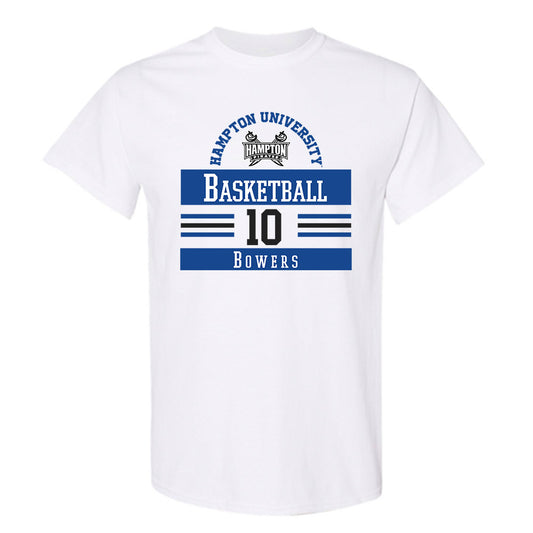 Hampton - NCAA Women's Basketball : Jeniya Bowers - Classic Fashion Shersey T-Shirt-0