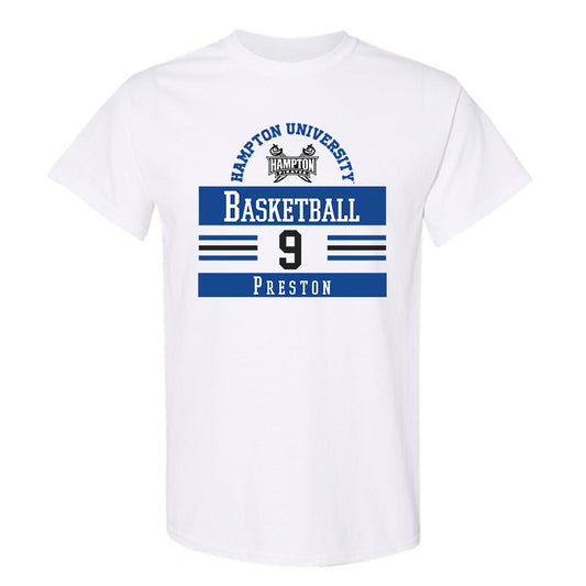 Hampton - NCAA Men's Basketball : William Preston - Classic Fashion Shersey T-Shirt-0