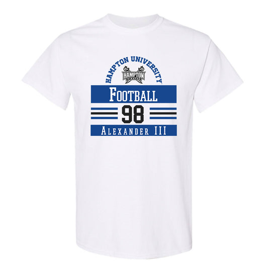 Hampton - NCAA Football : Willis Alexander III - Classic Fashion Shersey T-Shirt-0