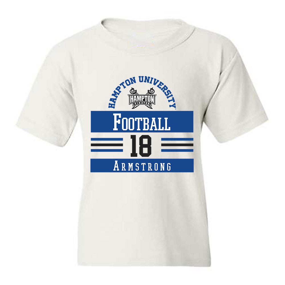 Hampton - NCAA Football : Antonio Armstrong - Classic Fashion Shersey Youth T-Shirt-0