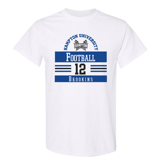 Hampton - NCAA Football : Xavier Brookins - Classic Fashion Shersey T-Shirt-0