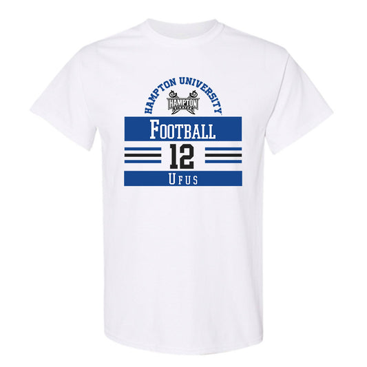 Hampton - NCAA Football : Daniel Ufus - Classic Fashion Shersey T-Shirt-0