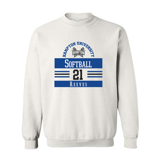 Hampton - NCAA Softball : Jayleen Reeves - Classic Fashion Shersey Crewneck Sweatshirt-0