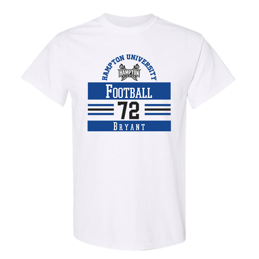 Hampton - NCAA Football : Dakari Bryant - Classic Fashion Shersey T-Shirt-0