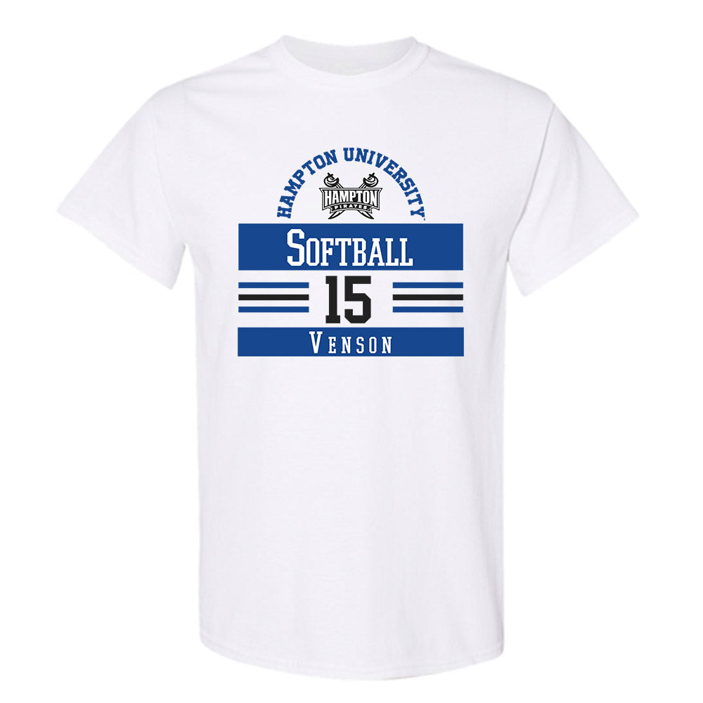 Hampton - NCAA Softball : Jasmine Venson - Classic Fashion Shersey T-Shirt-0