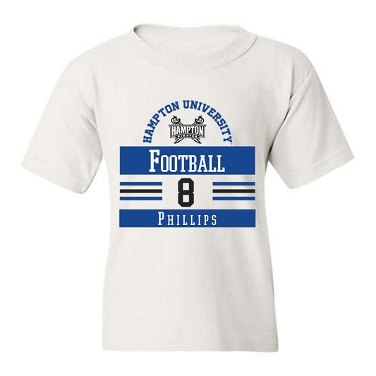 Hampton - NCAA Football : Andre Phillips - Classic Fashion Shersey Youth T-Shirt-0