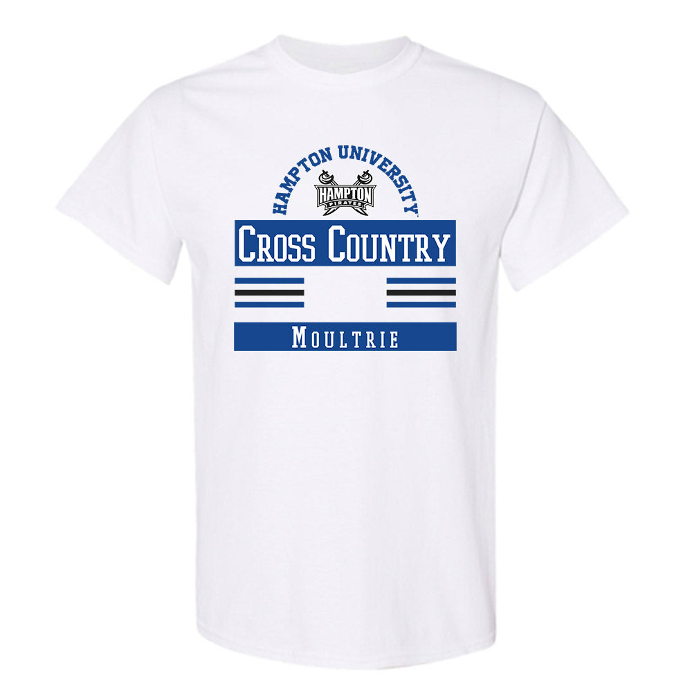Hampton - NCAA Women's Cross Country : Angel Moultrie - Classic Fashion Shersey T-Shirt-0