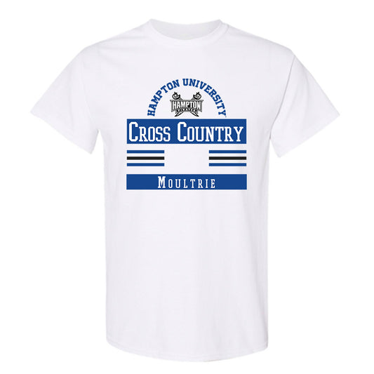 Hampton - NCAA Women's Cross Country : Angel Moultrie - Classic Fashion Shersey T-Shirt-0