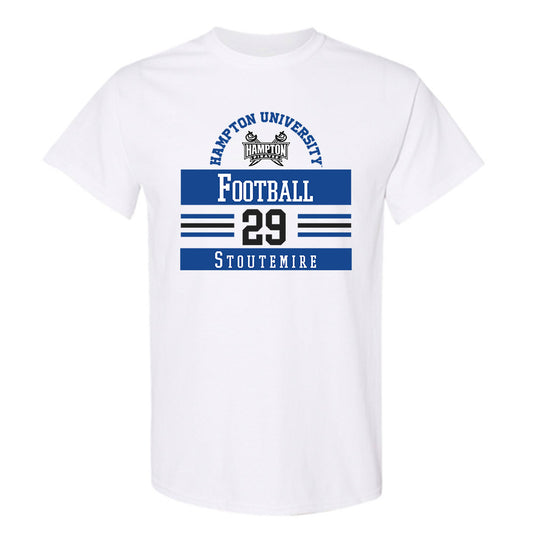 Hampton - NCAA Football : Keyon Stoutemire - Classic Fashion Shersey T-Shirt-0
