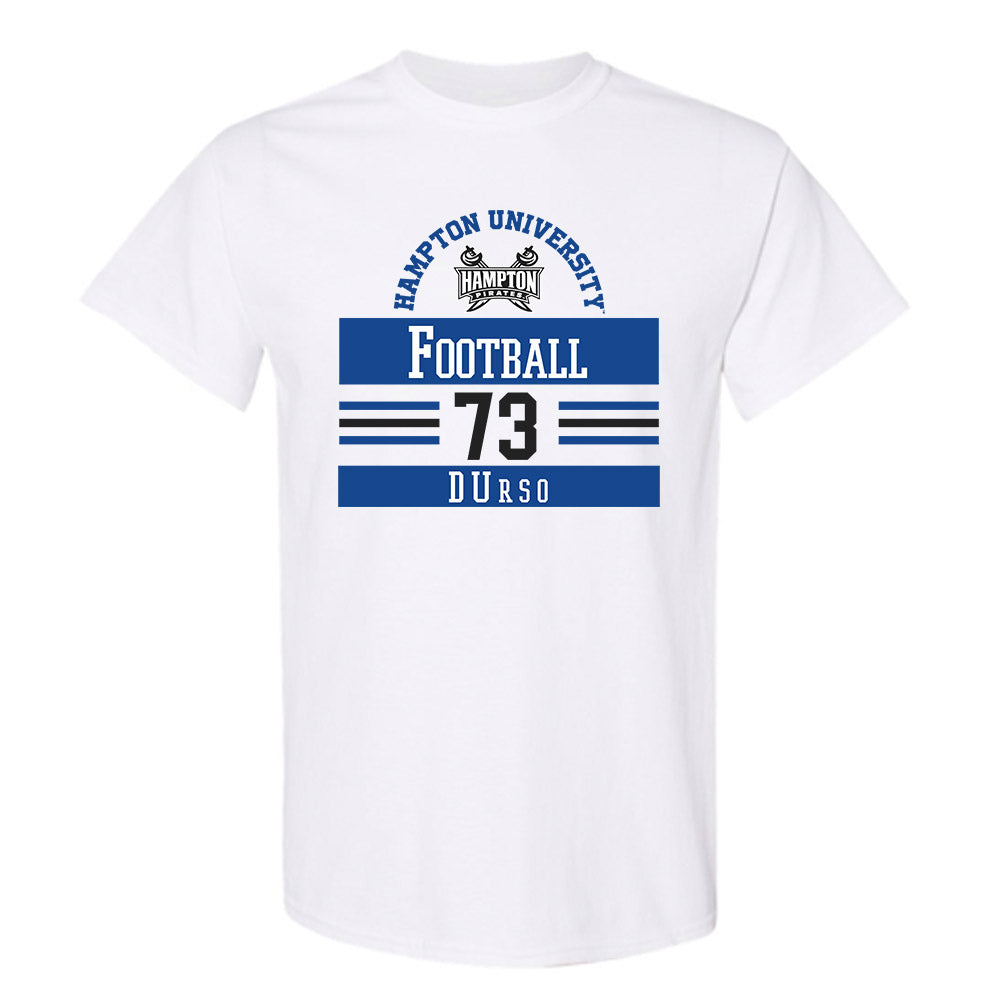 Hampton - NCAA Football : Emery DUrso - Classic Fashion Shersey T-Shirt-0
