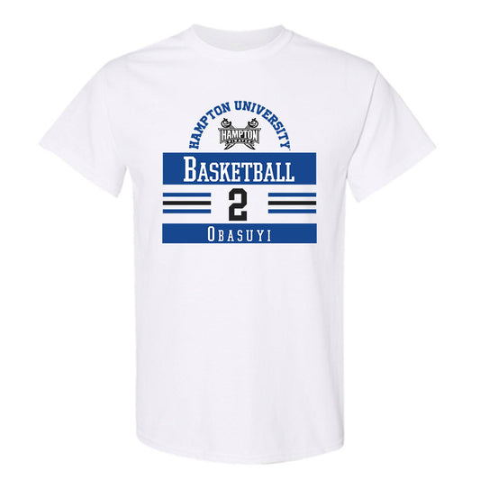 Hampton - NCAA Women's Basketball : Eghosa Obasuyi - Classic Fashion Shersey T-Shirt-0