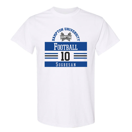 Hampton - NCAA Football : Korede Sogbesan - Classic Fashion Shersey T-Shirt-0