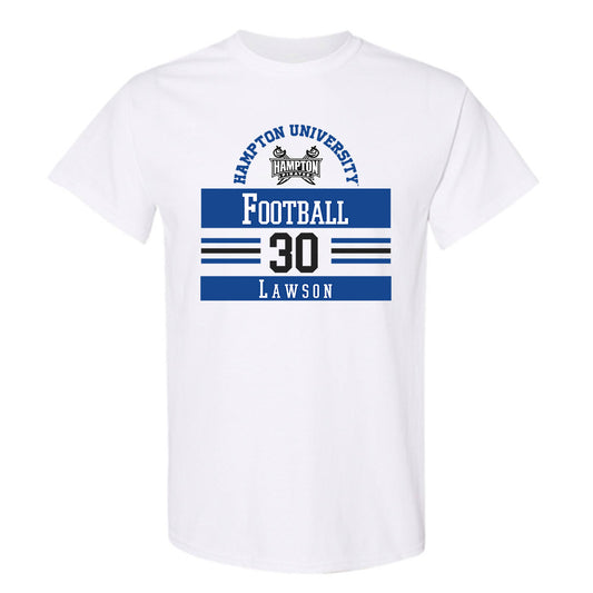 Hampton - NCAA Football : Joshua Lawson - Classic Fashion Shersey T-Shirt-0