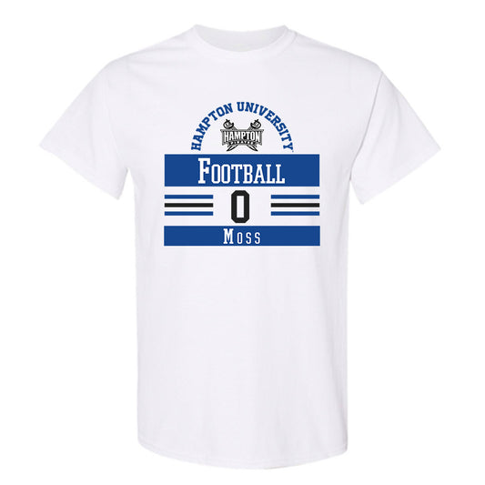 Hampton - NCAA Football : Maxwell Moss - Classic Fashion Shersey T-Shirt-0