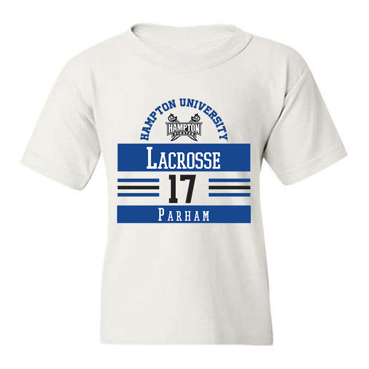 Hampton - NCAA Men's Lacrosse : Owen Parham - Classic Fashion Shersey Youth T-Shirt-0